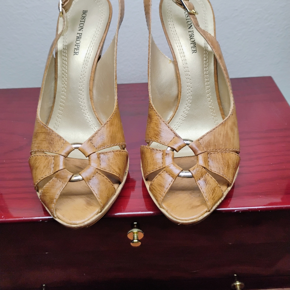 **4 For $18 SALE**  Boston Proper Tan Women's Shoes